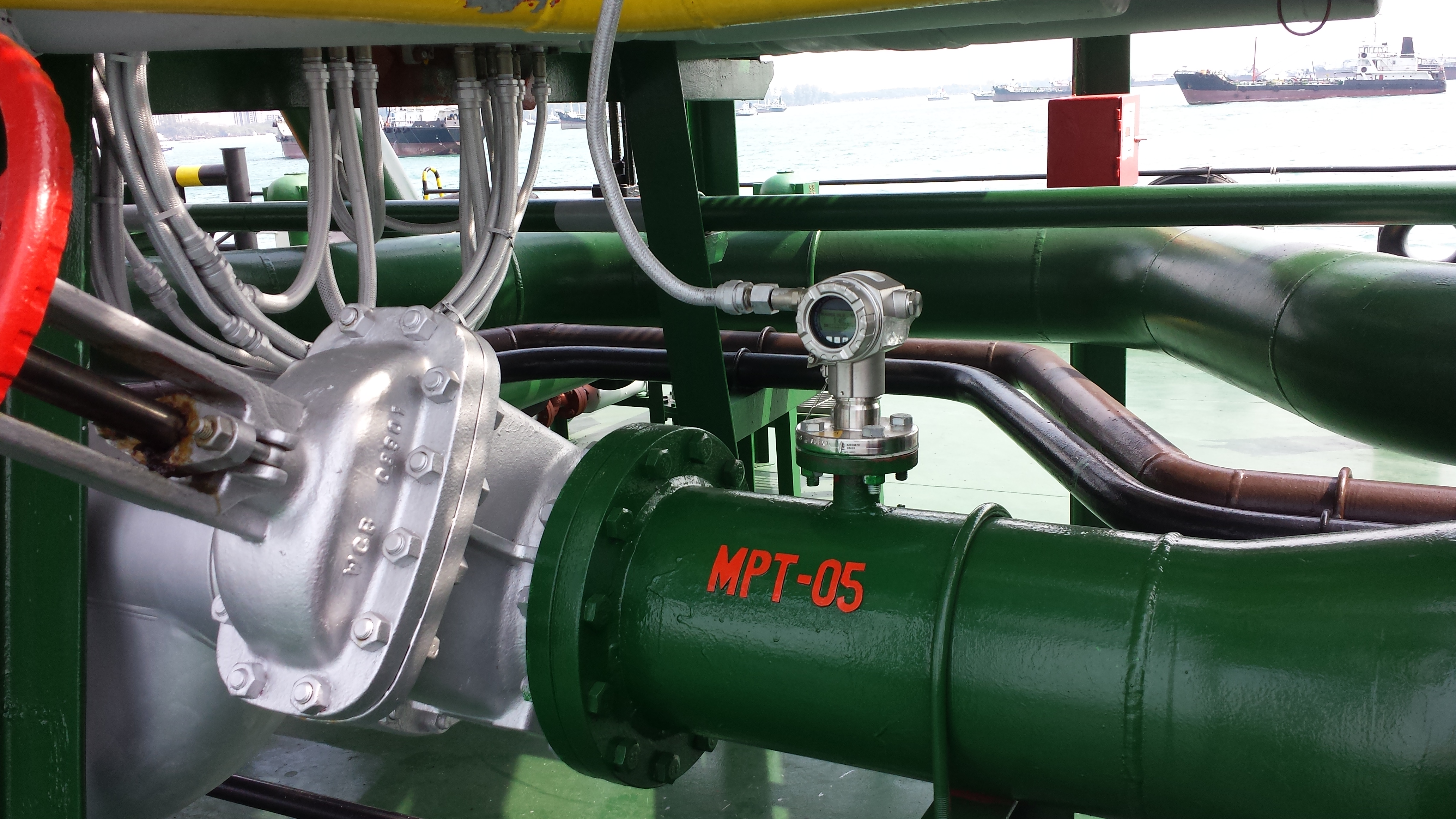 質量流量計安裝示例