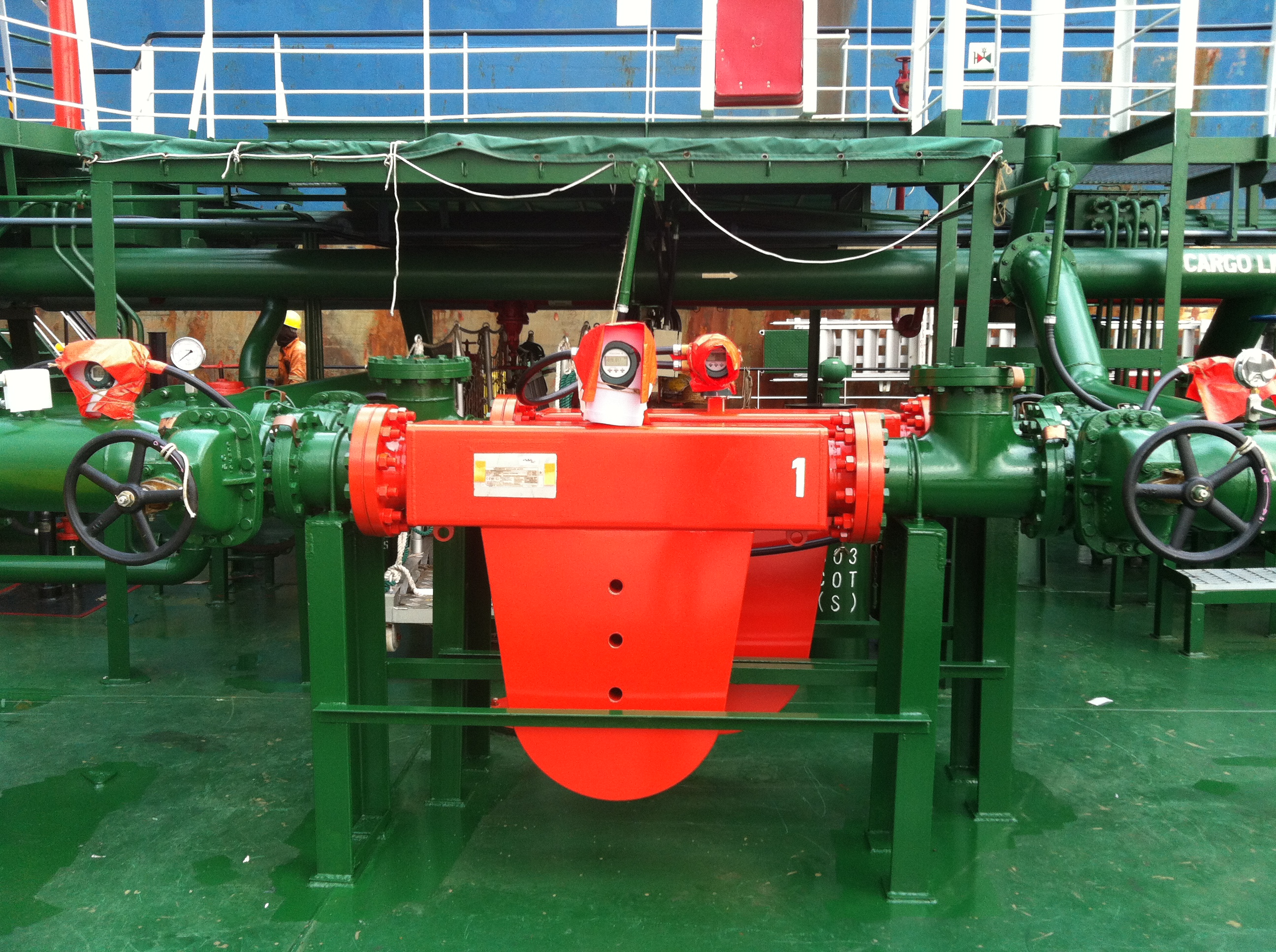 質量流量計安裝示例